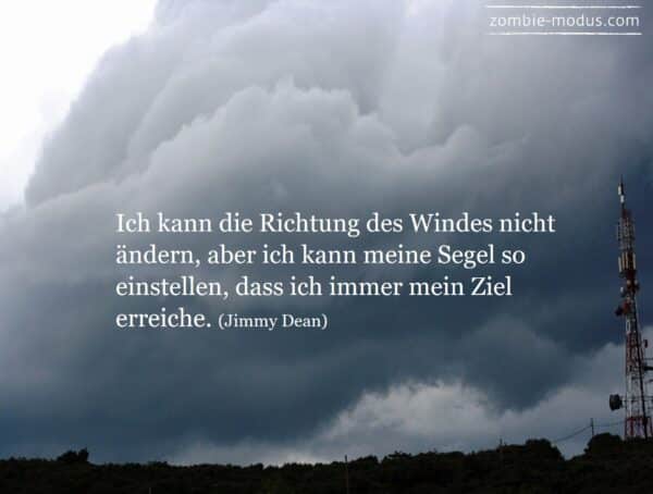 Ich kann zwar nicht immer entscheiden, was in meinem Leben passiert, aber ich kann immer entscheiden, wie ich damit umgehen will....